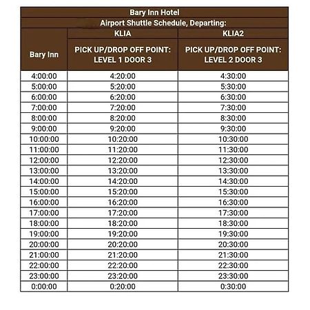 Bary Inn, Klia & Klia2 - 24 Hours Free Airport Pick-Up Sepang Luaran gambar